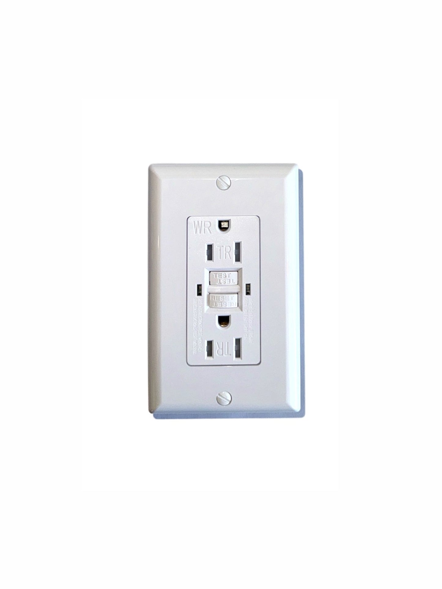 GFCI 15amp Tamper & Weather Resistant Self-test UL 943 (White)