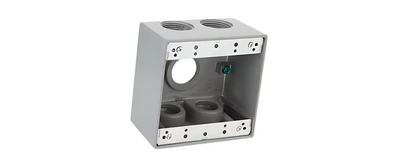5x3/4 INCH Two Gang Weatherproof Box