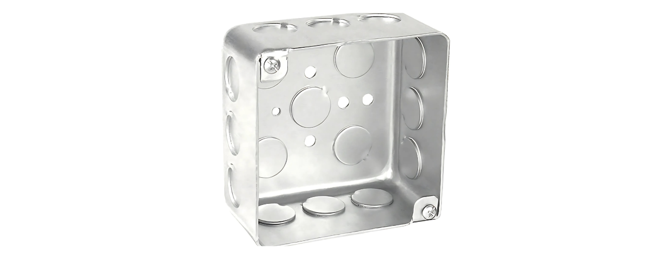 4X4X2-1/8 INCH Square Box WELDED