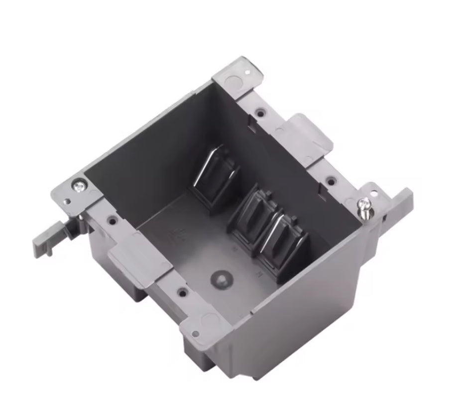 2 Gang PVC Old Work Standard Switch/Outlet Wall Electrical Box