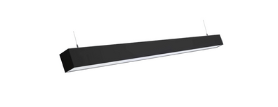 4 FT. LED-ARCHITECTURAL LINEAR SUSPENDED DOWNLIGHT BLACK