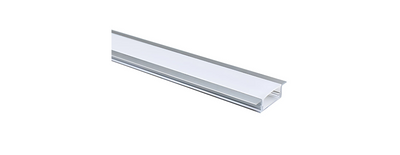 DIP 1″ LOW PROFILE RECESSED ALUMINUM CHANNEL