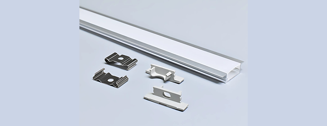 DIP 1″ LOW PROFILE RECESSED ALUMINUM CHANNEL