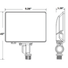 SLIM 15W FLOOD LIGHT WITH PHOTOCELL