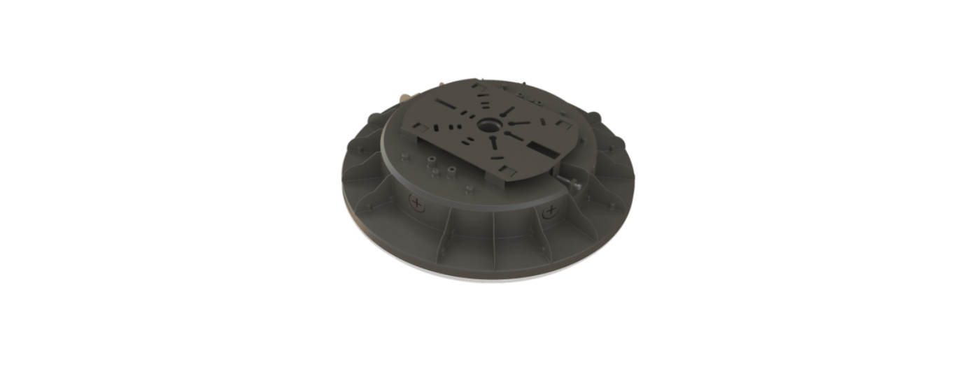 ORB LED CANOPY LIGHT/ EMERGENCY BATTERY