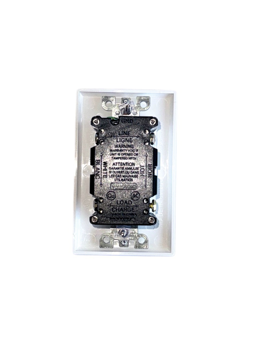 GFCI 20amp Tamper Resistant Self-test UL 943 (White)