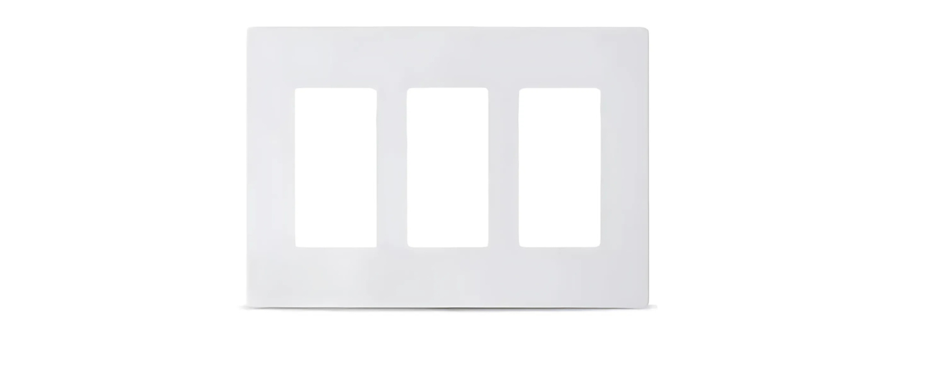 3 Gang Screwless Cover Plate