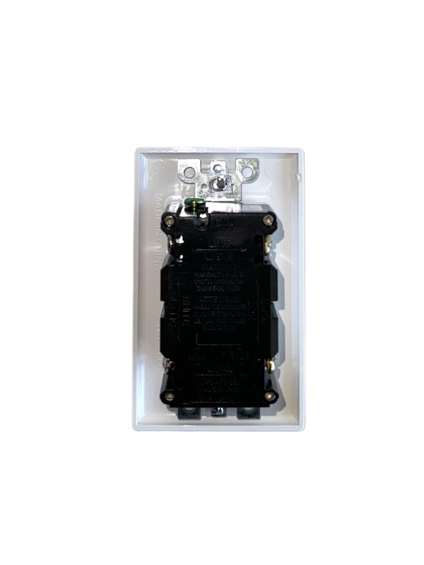 GFCI 15amp Tamper & Weather Resistant Self-test UL 943 (White)