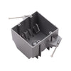 2 Gang PVC New Work Standard Switch/Outlet Wall Electrical Box