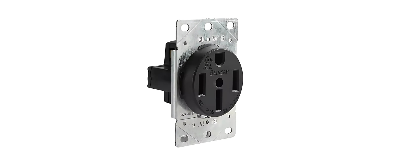 50 Amp 125V/250V Flush Mount Power Outlet