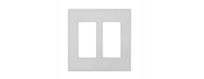 2 Gang Screwless Cover Plate