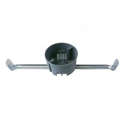 Round Ceiling Box with Bar Hanger 20 cu in Grounding