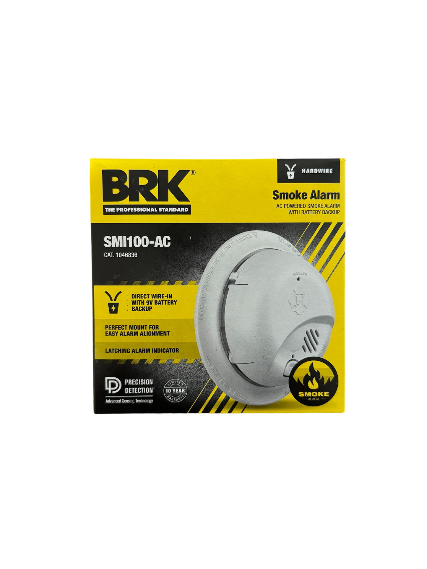 BRK Smoke Alarm (Hardwire & Battery Backup)