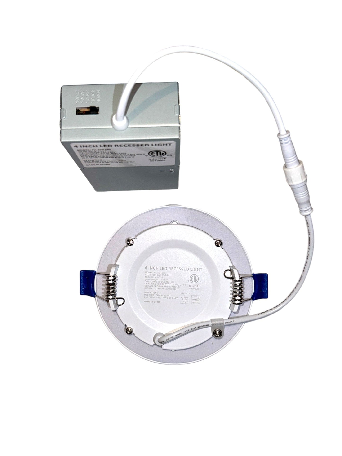 4” Recessed LED Slim Panel