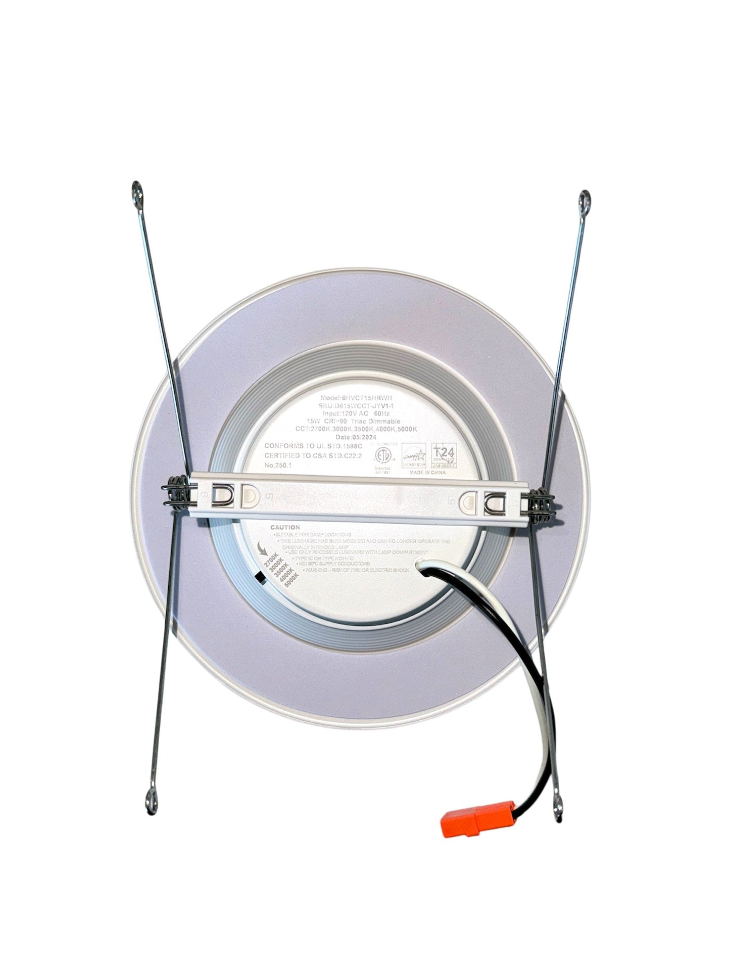 6” Recessed LED Downlight Baffle