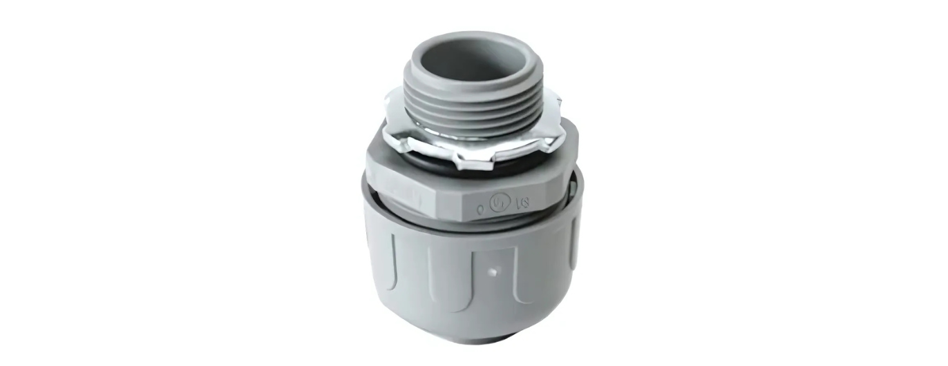1/2 INCH NON-METALLIC STRAIGHT LIQUID TIGHT CONNECTOR