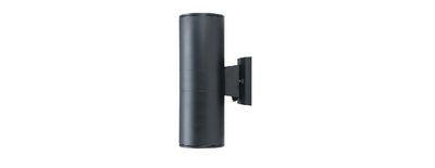12'' CYLINDER OUTDOOR UP/DOWN LIGHT 18W  3CCT / PHOTOCELL 1100LM BK