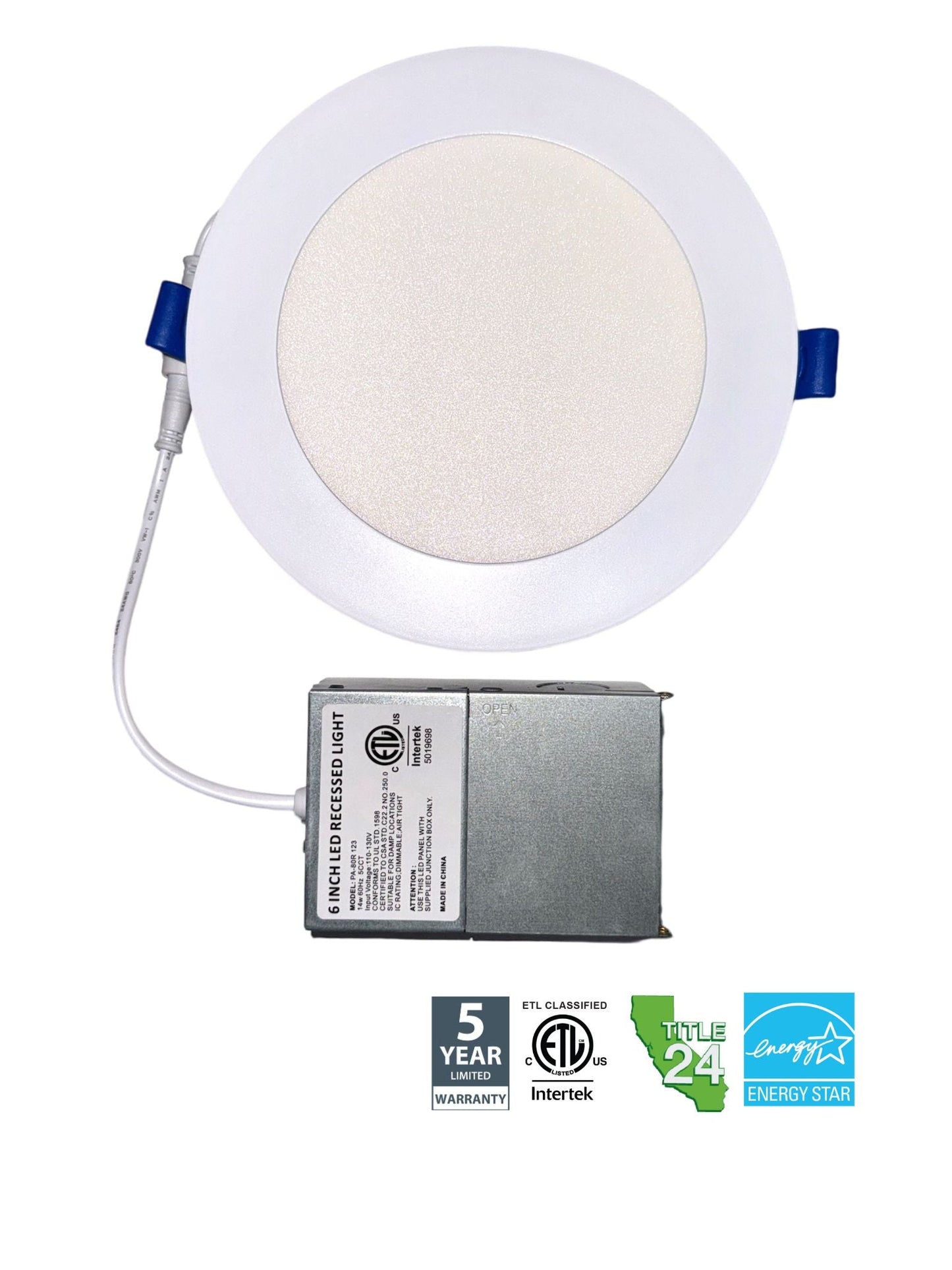 6” Recessed LED Slim Panel