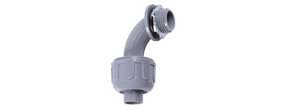 1/2 INCH PVC LIQUID TIGHT 90 DEGREE CONNECTOR